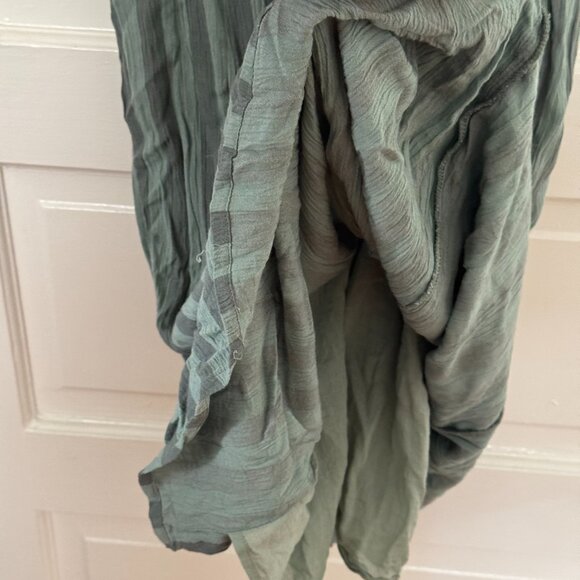 Amuse Society - Hidden Cove Maxi Dress (green / grey / sage stripe) - beachy - M - Picture 7 of 11